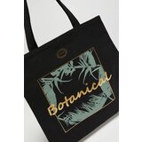 Marisse Black Shopper Bag With Inscription | ePonuda.com