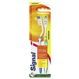 Signal Antiplaque Toothbrush Medium Set zobna ščetka 2 kos