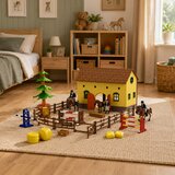  Set Farm Horse Stables Horse Jumping Hills Figures Accessories 69 pcs. | Shoptok.si