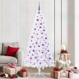  Umjetno božićno drvce s stalakom Bijelo 210 cm PVC i čelik | shoptok.hr