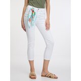 Guess White women's skinny fit jeans with scarf 1981 Capri | Shoptok.si