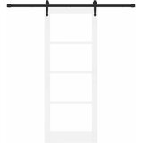  Klizna vrata Bijela i crna 83 x 211 cm | Eponuda.com