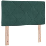  LED Box Spring Krevet Tamnozelena 80 x 200 cm Baršun | shoptok.hr