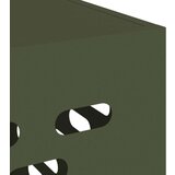 vidaXL Maslinasta Čelik 110 x 50 x 105 cm Pokrov za klima uređaj | shoptok.hr