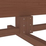  Drveno božićno drvce KOTKA 240 cm Masivna borovina - 240 cm Tamno smeđa završna obrada | shoptok.hr