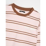 Sinsay Pamučna prugasta majica s natpisom | shoptok.hr