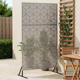 Zaslon za privatnost 100 x 50 x 180 cm Pocinčani čelik Srebrna | shoptok.hr