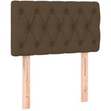 Maison Chic posteljno vzglavje - vzglavna omarica - nočna omarica temno rjavo 80x7x78/88 cm blago, (21706820) Cene