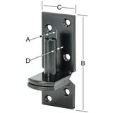 VORMANN Spojna pločica s klinom (Promjer klina: 11 mm, D x Š: 85 x 33 mm) | shoptok.hr