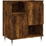vidaXL Komoda dimljeni hrast 60x35x70 cm inženirski les | Shoptok.si