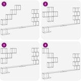  Polica za TV na zidu Crni hrast 160 x 15 x 94 cm | shoptok.hr