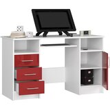 AKORD BELA / RDEČA SIJAJNA MIZA, (21702551) | Shoptok.si