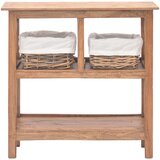  Konzolna mizica iz trdnega predelanega lesa 69x28x70 cm, (20713769) | Shoptok.si