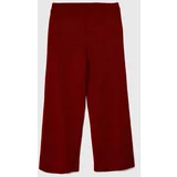 United Colors Of Benetton Otroške hlače rdeča barva