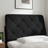 Jastuk za uzglavlje crni 80 cm od tkanine | Eponuda.com