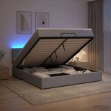  Krevet od pjene s madracem i LED-om Svjetlosiva 180 x 200 cm - Svjetlosiva 180 x 200 cm Dizajn linija | shoptok.hr