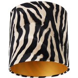 QAZQA Velur senčnik zebra dizajn 25/25/25 zlato v notranjosti Cene