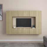 The Living Store Komplet TV omaric 8-delni sonoma hrast iverna plošča - TV Omarica, (21374306) Cene