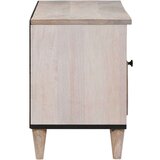 TV omarica s predalom Bela 105 x 33 x 46 cm trden mangov les, (5000064657) | Shoptok.si