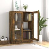  Vitrina boja dimljenog hrasta 82,5x30,5x115cm konstruirano drvo | Shoptok.si