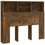  Uzglavlje s ormarićem boja dimljenog hrasta 120x19x103,5 cm | shoptok.hr
