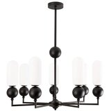  MAXLIGHT P0632 - Luster na šipki NOVA 7xG9/7W/230V prečnik 70 cm crni Cene