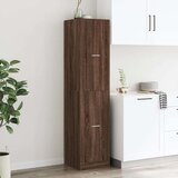 vidaXL Ormarić za lijekove boja smeđeg hrasta 40x41x174,5 cm drveni | shoptok.hr