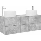  Set namještaja za kupaonicu 3 kom. Betonska siva 49,5 x 44,5 x 66 cm | shoptok.hr