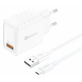 Foneng USB STENSKI POLNILEC QC3 KABEL ZA MICRO USB TELEFON PAMETNI TELEFON 1, (5000337823) | Shoptok.si