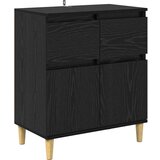  Kreveta s ladicama Crni hrast 60 x 35 x 70 cm Konstruirano drvo | shoptok.hr