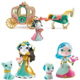 Djeco Komplet Arty Toys - princeske Luna & Eva & Mila & kočija | Shoptok.si