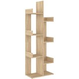 Furnova Knjižna omara sonoma hrast 48x25,5x140 cm iverna plošča, (21932342) | Shoptok.si