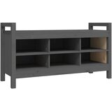  Klupa za hodnik siva 110x40x60 cm od masivne borovine | Eponuda.ba