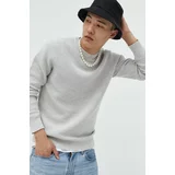 Superdry Pamučni pulover za muškarce, boja: siva, lagani