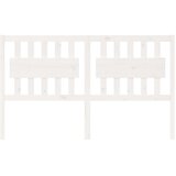  Uzglavlje za krevet bijelo 155,5x4x100 cm od masivne borovine | shoptok.hr