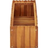 vidaXL Visoka greda 100x30x25 cm trden akacijev les | Shoptok.si