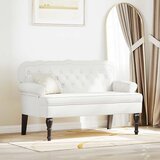  Chesterfield klupa Bijelo 119,5 x 64,5 x 75 cm Lažna koža | Eponuda.ba