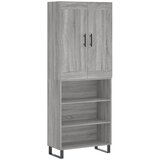 Maison Chic Visoka Komoda - Predalnik siva sonoma 69,5x34x180 cm inženirski les, (21719524) Cene