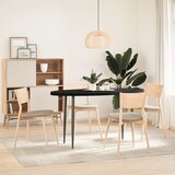 Stolna ploča tamnosmeđa 140x60x4 cm ovalna masivna hrastovina | shoptok.hr