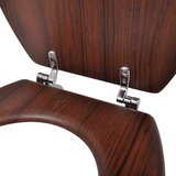  Toaletna daska 2 kom MDF smeđa | shoptok.hr