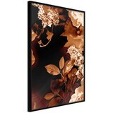  Poster - Flower Decoration in Sepia 40x60 Cijene