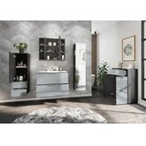 Germania Sivi zidni ormarić s umivaonikom u sjajnom dekoru 81x61 cm Vasio – | shoptok.hr
