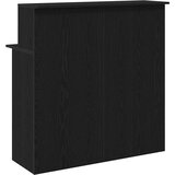 vidaXL sprejemna pisalna miza črna 100x50x103,5 cm inženirski les, (22094740) | Shoptok.si