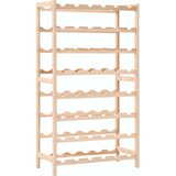 vidaXL Stojalo za vino iz cedrovine 57,5x28x102 cm, (20707933) Cene