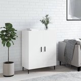 vidaXL Komoda sjajna bijela 69 5x34x90 cm od konstruiranog drva Cijene
