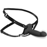 Size Matters 2" Erection 28X Smooth Vibrating Silicone Penis Sheath with Remote Black Cene