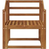  Set vanjskih sofa Čvrsto drvo akacije Prirodna | shoptok.hr