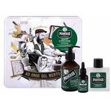 Proraso eucalyptus beard wash darilni set šampon za brado 200 ml + balzam za brado 100 ml + olje za brado 30 ml + škatlica za moške