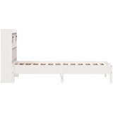  Krevet s regalom za knjige bez madraca bijeli 90x190cm borovina | shoptok.hr