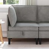 SOFA s pohranom Svjetlosiva Baršun | shoptok.hr